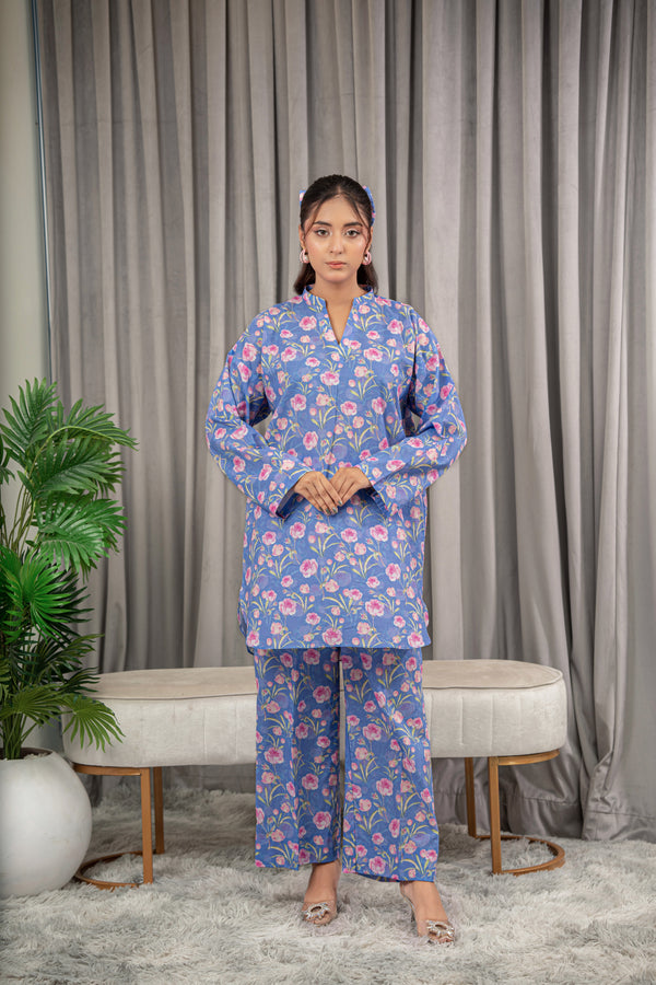 Blue Blossom 2-Piece Suit