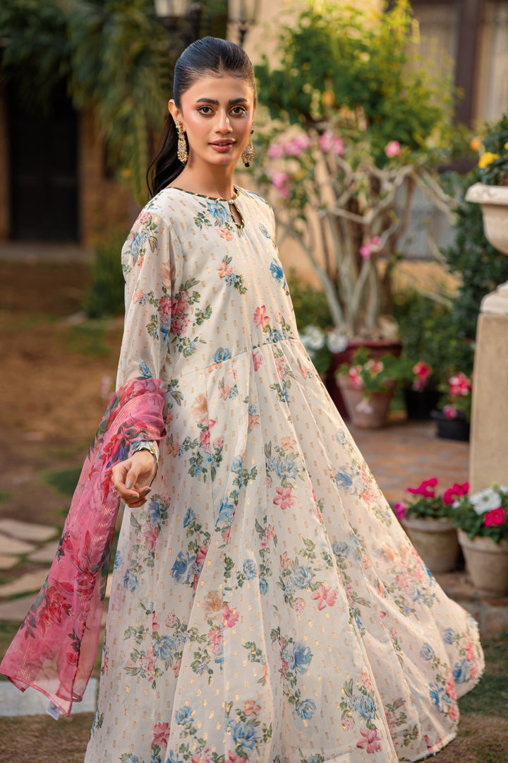 Floral Whisper Frock – Shanza Yousafzai